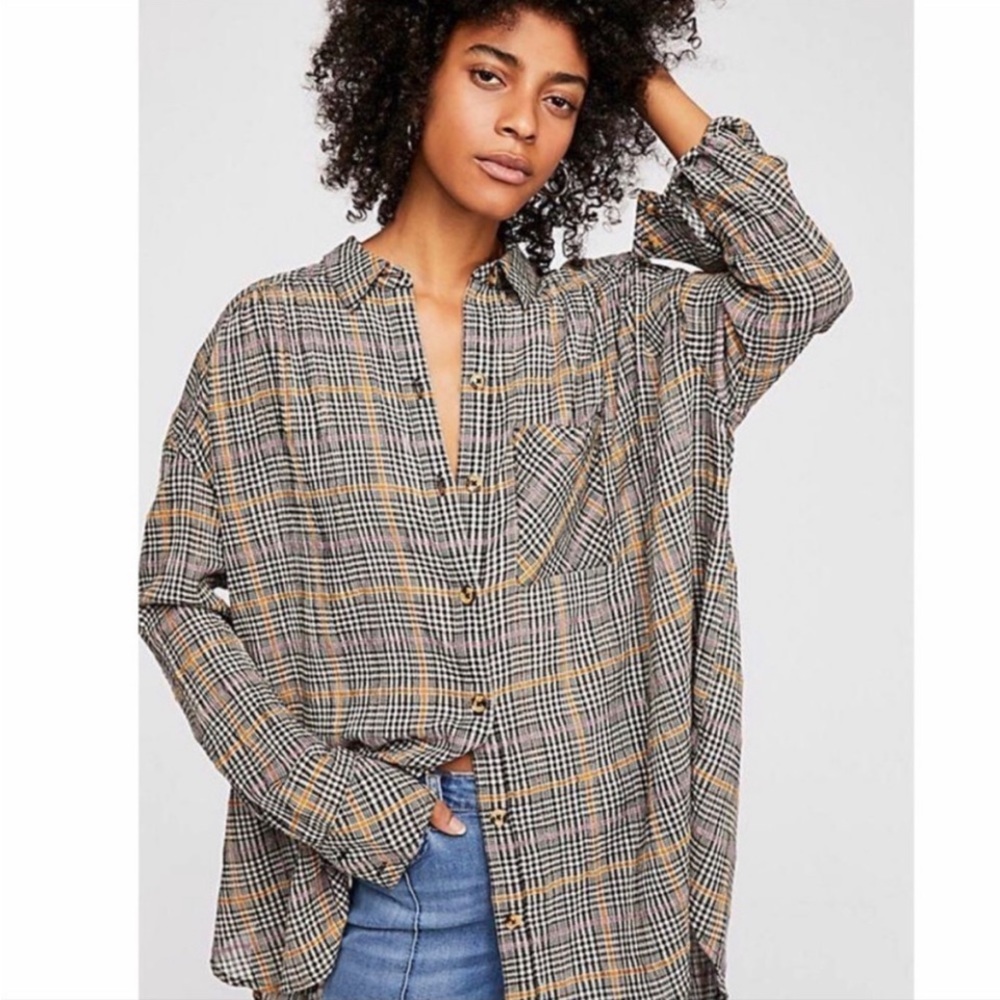 Break My Stride Buttondown Top - image 1